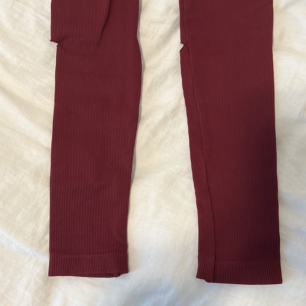 Free People Burgundy Leggings - Picture 9 of 9